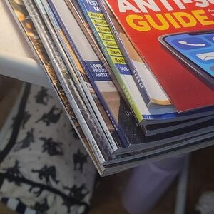 Stack of Colorful Magazines